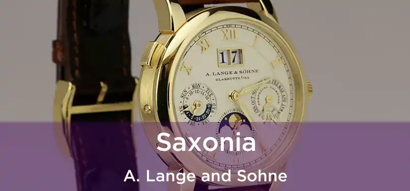 Saxonia A. Lange and Sohne